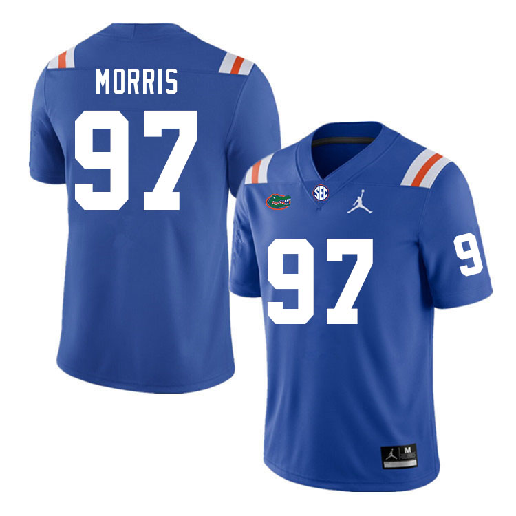 Men #97 Andre Morris Florida Gators College Football Jerseys Stitched Sale-Throwback